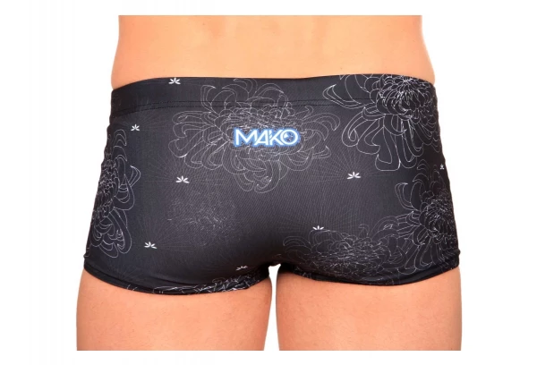 Mako Maillot De Bain Boxer Shorty Hana Noir Bleu / Jaune 2 Mako Maillot De Bain Boxer Shorty Hana Noir Bleu / Jaune – Image 2