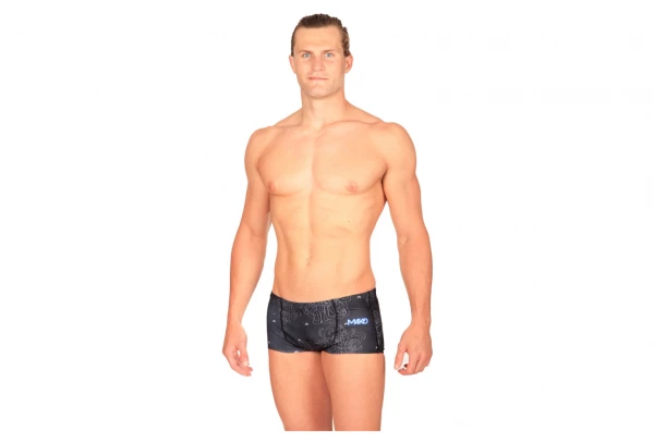 Mako Maillot De Bain Boxer Shorty Hana Noir Bleu / Jaune 3 Mako Maillot De Bain Boxer Shorty Hana Noir Bleu / Jaune – Image 3