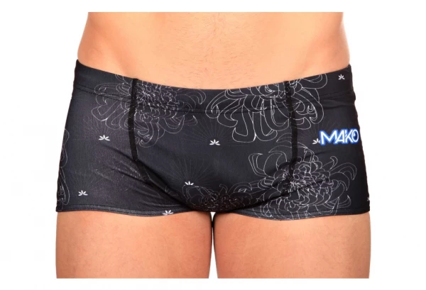 Mako Maillot De Bain Boxer Shorty Hana Noir Bleu / Jaune 5 Mako Maillot De Bain Boxer Shorty Hana Noir Bleu / Jaune – Image 5