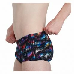 Maillot De Bain Speedo Allover 17 Cm Noir -Équipement Natation Soldes unnamed file 1019