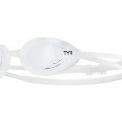 Lunettes De Natation Tyr Edge X Racing Blanc