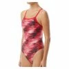 Maillot De Bain 1 Piece Femme Tyr Surge Diamondfit Rouge