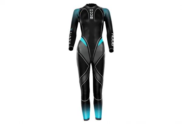 Combinaison Néoprène Femme Huub Aegis X 3.3 Noir / Bleu 1 Combinaison Néoprène Femme Huub Aegis X 3.3 Noir / Bleu