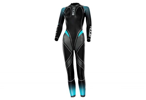Combinaison Néoprène Femme Huub Aegis X 3.3 Noir / Bleu 2 Combinaison Néoprène Femme Huub Aegis X 3.3 Noir / Bleu – Image 2