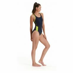 Maillot De Bain Femme Speedo End+ Boom Logo SPL MuscleB Bleu -Équipement Natation Soldes unnamed file 1213