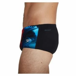 Maillot De Bain Speedo Placement Digital Brief 14 Cm Noir / Rouge / Bleu -Équipement Natation Soldes unnamed file 1263