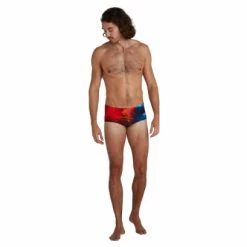 Maillot De Bain Speedo Placement Digital Brief 14 Cm Noir / Rouge / Bleu -Équipement Natation Soldes unnamed file 1264