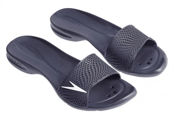 Claquettes De Piscine Femme Speedo Atami II Max Bleu Navy 1 Claquettes De Piscine Femme Speedo Atami II Max Bleu Navy