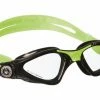 Lunettes De Bain Aquasphere Kayenne Jr Noir Vert Verres Clairs Enfant Translucide / Bleu
