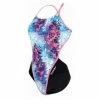 Maillot De Bain 1-Pièce Femme Michael Phelps Dragon Racing Back Dragon Bleu / Rose