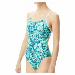 Maillot De Bain TYR 2020 Cutoutfit Turquoise Bleu