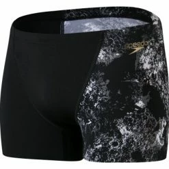 Boxer De Bain Speedo AllOVER V-CUT Aquashort Noir Gris