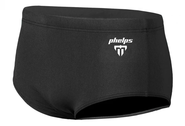 Maillot De Bain Boxer Michael Phelps Solid 14cm Brief Noir Homme Noir / Blanc 1 Maillot De Bain Boxer Michael Phelps Solid 14cm Brief Noir Homme Noir / Blanc