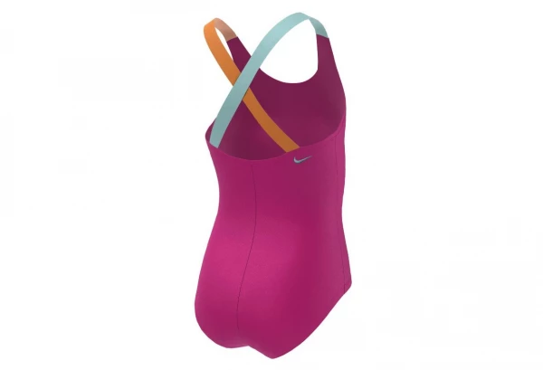 Maillot De Bain Femme 1 Pièce Nike Swim Crossback Rose 2 Maillot De Bain Femme 1 Pièce Nike Swim Crossback Rose – Image 2