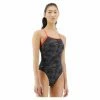 Maillot De Bain 1 Pièce Femme Tyr Blackout Noir Rouge Noir / Rouge