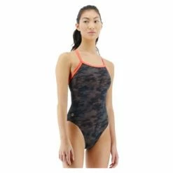 Maillot De Bain 1 Pièce Femme Tyr Blackout Noir Rouge Noir / Rouge -Équipement Natation Soldes unnamed file 1661