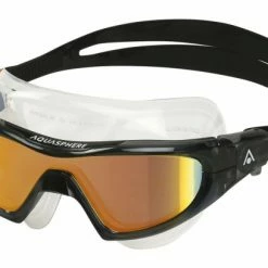 Masque De Natation Aquasphere Vista Pro Gris Foncé / Noir - Verres Miroir Orange Noir / Miroir -Équipement Natation Soldes unnamed file 1669