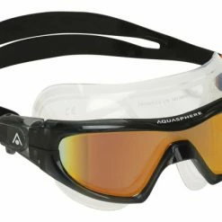 Masque De Natation Aquasphere Vista Pro Gris Foncé / Noir - Verres Miroir Orange Noir / Miroir -Équipement Natation Soldes unnamed file 1672