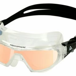 Masque De Natation Aquasphere Vista Pro Gris Foncé / Noir - Verres Miroir Orange Noir / Miroir -Équipement Natation Soldes unnamed file 1673