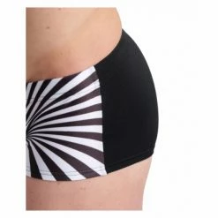 Maillot De Bain Arena Short Crazy Placement Noir Blanc -Équipement Natation Soldes unnamed file 1695