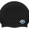 Bonnet De Bain Arena Icons Team Stripe Noir Blanc