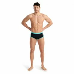 Maillot De Bain Arena Short Icons Noir Bleu -Équipement Natation Soldes unnamed file 176