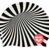 Bonnet De Bain Arena Print 2 Noir Blanc