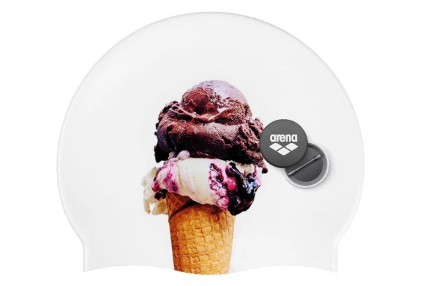 Bonnet De Bain Arena Swim Cap HD Blanc 2 Bonnet De Bain Arena Swim Cap HD Blanc – Image 2