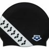 Bonnet De Bain Arena Icons Team Stripe Noir