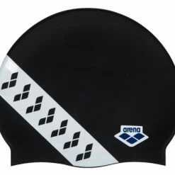 Bonnet De Bain Arena Icons Team Stripe Noir