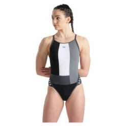 Maillot De Bain 1 Pièce Femme Arena Super Fly Back Panel Noir