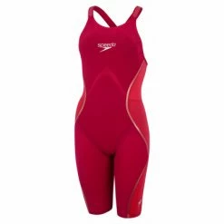 Maillot De Bain 1 Pièce Femme Speedo Fastskin LZR Pure Intent Openback Kneeskin Rouge