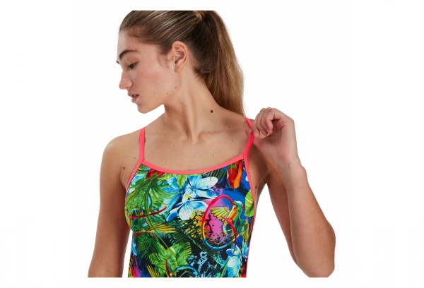 Maillot De Bain Speedo 1 Pièce Femme Allover V Back Vert 1 Maillot De Bain Speedo 1 Pièce Femme Allover V Back Vert