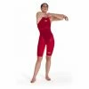Maillot De Bain 1 Pièce Femme Speedo Fastskin LZR Pure Valor Openback Kneeskin Rouge