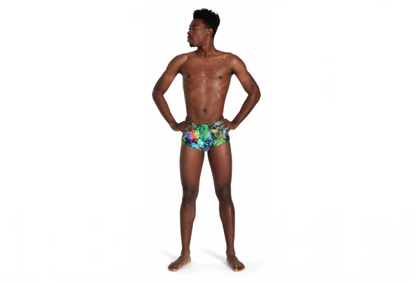 Maillot De Bain Speedo Allover Coupe En V 17 Cm Vert 4 Maillot De Bain Speedo Allover Coupe En V 17 Cm Vert – Image 4