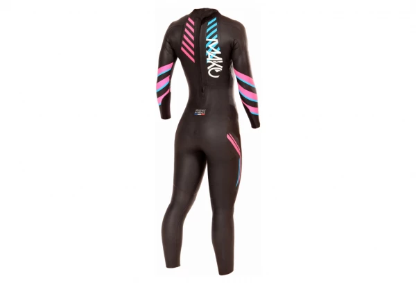 Combinaison Triathlon Mako Femme Naïad 3.0 Bleu/Rose 2 Combinaison Triathlon Mako Femme Naïad 3.0 Bleu/Rose – Image 2