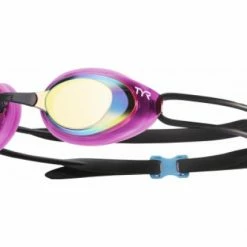 Lunettes De Natation Femme Tyr Blackhawk Racing Noir Rose Bleu / Bleu
