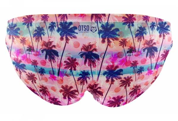 Maillot De Bain Otso Slip Mentos Palms Rose 2 Maillot De Bain Otso Slip Mentos Palms Rose – Image 2