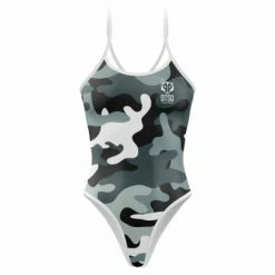 Maillot De Bain Femme 1 Pièce Otso Swimsuit Camo Gris -Équipement Natation Soldes unnamed file 1961