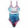 Maillot De Bain Femme 1 Pièce Otso Kona Bleu Rose