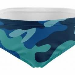Maillot De Bain Otso Slip Camo Bleu