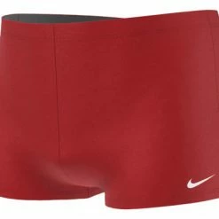 Maillot De Bain Nike Swim Square Leg Rouge Enfant -Équipement Natation Soldes unnamed file 2109