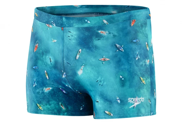 Maillot De Bain Speedo Eco Escape Aquashort Multicouleur Vert / Noir 7 Maillot De Bain Speedo Eco Escape Aquashort Multicouleur Vert / Noir – Image 7