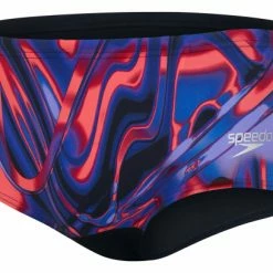 Speedo Maillot De Bain Homme Allover 14 Cm Noir/Rose/Bleu