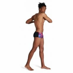 Speedo Maillot De Bain Homme Allover 14 Cm Noir/Rose/Bleu -Équipement Natation Soldes unnamed file 2190