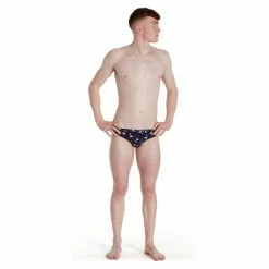 Maillot De Bain Speedo Allover 5 Cm Bleu/Flamands Roses -Équipement Natation Soldes unnamed file 2200