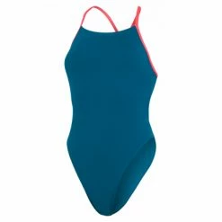 Maillot De Bain Femme Speedo Allover Noeud Au Dos Vert/Rose