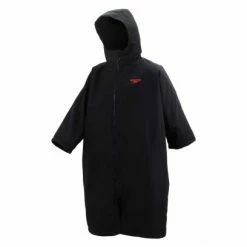 Poncho De Change Speedo Thermal Dry Change Noir Rouge