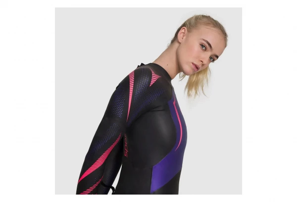 Combinaison Néoprène Femme Speedo Xenon Fullsuit Noir Violet 3 Combinaison Néoprène Femme Speedo Xenon Fullsuit Noir Violet – Image 3