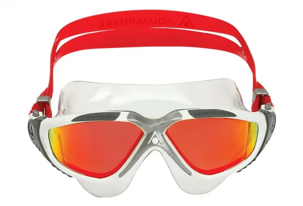 Lunettes De Bain Aquasphere Vista Blanc - Verre Rouge Argent / Blanc / Translucide 1 Lunettes De Bain Aquasphere Vista Blanc - Verre Rouge Argent / Blanc / Translucide